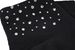 styleBREAKER Damen Socken mit Strass Applikation am Bund, Größe 35-41 EU / 5-9 US / 4-7 UK, Söckchen Glitzersteine 08030014