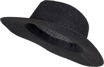 styleBREAKER Damen Panama Sonnenhut mit dünnem Hutband, Strohhut, Schlapphut, Sommerhut, Fedora Hut 04025040