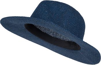 styleBREAKER Damen Panama Sonnenhut mit dünnem Hutband, Strohhut, Schlapphut, Sommerhut, Fedora Hut 04025040