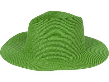 styleBREAKER Damen Panama Sonnenhut aus Papierstroh | Faltbarer Knautschhut mit breiter Krempe | Sommer Fedora Hut für Strand und Festival