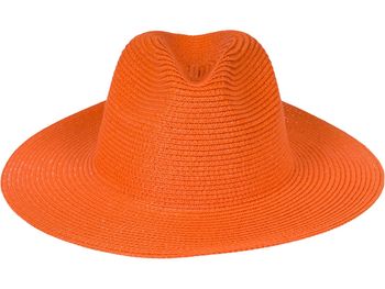 styleBREAKER Damen Panama Sonnenhut aus Papierstroh | Faltbarer Knautschhut mit breiter Krempe | Sommer Fedora Hut für Strand und Festival