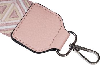 styleBREAKER Taschen Schulterriemen verstellbar geometrisch gemustert mit kleiner Börse, Wechsel Taschengurt, Handyband, Handykette 02013035