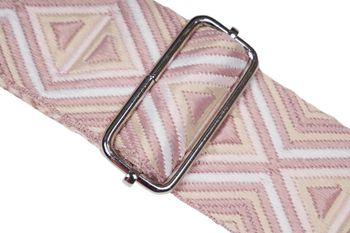 styleBREAKER Taschen Schulterriemen verstellbar geometrisch gemustert mit kleiner Börse, Wechsel Taschengurt, Handyband, Handykette 02013035