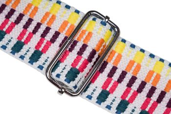 styleBREAKER Taschen Schulterriemen verstellbar Zick-Zack Muster mit kleiner Börse, Wechsel Taschengurt, Handyband, Handykette 02013036