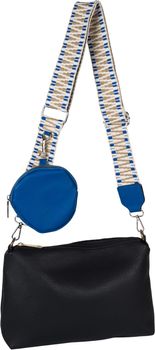 styleBREAKER Taschen Schulterriemen verstellbar Zick-Zack Muster mit kleiner Börse, Wechsel Taschengurt, Handyband, Handykette 02013036