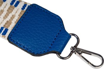 styleBREAKER Taschen Schulterriemen verstellbar Zick-Zack Muster mit kleiner Börse, Wechsel Taschengurt, Handyband, Handykette 02013036