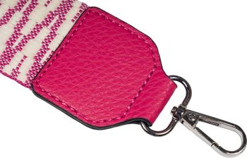 styleBREAKER Taschen Schulterriemen verstellbar Zick-Zack Muster mit kleiner Börse, Wechsel Taschengurt, Handyband, Handykette 02013036