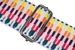 styleBREAKER Taschen Schulterriemen verstellbar Zick-Zack Muster mit kleiner Börse, Wechsel Taschengurt, Handyband, Handykette 02013036
