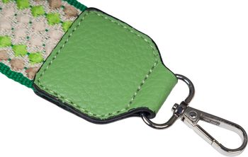 styleBREAKER Taschen Schulterriemen verstellbar Pünktchen Muster mit kleiner Börse, Wechsel Taschengurt, Handyband, Handykette 02013037