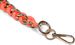 styleBREAKER Taschen Schulterriemen mit eingeflochtener Kette, Wechsel Taschengurt, Handyband, Handykette, Karabiner 02013038