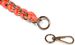 styleBREAKER Taschen Schulterriemen mit eingeflochtener Kette, Wechsel Taschengurt, Handyband, Handykette, Karabiner 02013038