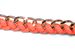 styleBREAKER Taschen Schulterriemen mit eingeflochtener Kette, Wechsel Taschengurt, Handyband, Handykette, Karabiner 02013038
