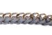 styleBREAKER Taschen Schulterriemen mit eingeflochtener Kette, Wechsel Taschengurt, Handyband, Handykette, Karabiner 02013038