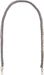 styleBREAKER Taschen Schulterriemen mit eingeflochtener Kette, Wechsel Taschengurt, Handyband, Handykette, Karabiner 02013038