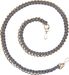 styleBREAKER Taschen Schulterriemen mit eingeflochtener Kette, Wechsel Taschengurt, Handyband, Handykette, Karabiner 02013038