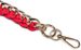 styleBREAKER Taschen Schulterriemen mit eingeflochtener Kette, Wechsel Taschengurt, Handyband, Handykette, Karabiner 02013038