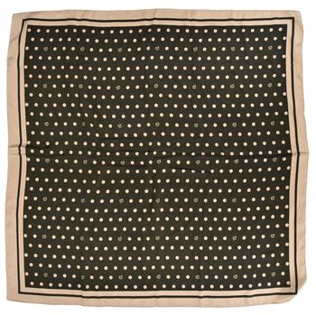 styleBREAKER Damen Halstuch mit Punkte Muster | quadratisches Tuch 70x70 cm | seidiges Satin Polka Dots Vierecktuch | Nickituch & Kopftuch
