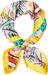 styleBREAKER Damen Halstuch mit Palmen Blätter Blüten Muster im Popart Style, Tuch Quadratisch, Vierecktuch Bunt, Kopftuch 01016237