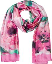 Schal mit Aquarell Blumen Muster