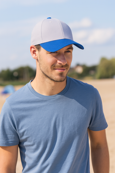 styleBREAKER Unisex Baseball Cap zweifarbig Pastell oder kräftig | 6-Panel Cap mehrfarbig verstellbar mit Schnalle | Sommer Basecap aus Baumwolle