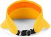 styleBREAKER Papierstroh Visor Cap einfarbig | Sonnenvisier mit elastischem Band und Hakenverschluss | Luftige Schildkappe als Sonnenhut für Damen