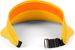 styleBREAKER Papierstroh Visor Cap einfarbig | Sonnenvisier mit elastischem Band und Hakenverschluss | Luftige Schildkappe als Sonnenhut für Damen