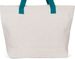 styleBREAKER Große Strandtasche mit buntem Azteken Boho Muster | Damen Schultertasche mit Reißverschluss & Extra-Täschchen | 57,5 x 40 x 15 cm