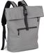 styleBREAKER Unisex Rucksack Wasserfest in Seesack Optik, Backpack Einfarbig, Reißverschluss, Schnalle, Laptop Fach 02012408