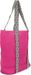 styleBREAKER Papierstroh Strandtasche mit Azteken Muster Bändern | Damen Flechttasche mit Reißverschluss | 50 x 37 x 13 cm