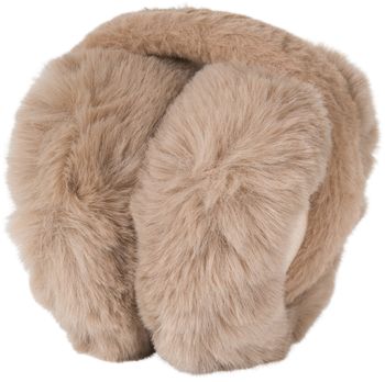styleBREAKER Damen Ohrenschützer Teddyfell Optik | Flauschige Ohrenwärmer Earmuffs mit flexiblem Bügel | Weiche Winter Ohrschützer für Freizeit Spaziergänge und Outdoor