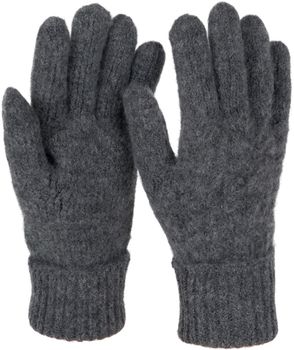 styleBREAKER Damen Strickhandschuhe mit Zopfstrickmuster, warme Winter Fingerhandschuhe, vielseitige Farben 09010051