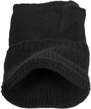 styleBREAKER Damen Fingerlose Strickhandschuhe Einfarbig mit Bund, warme Winter Handschuhe 09010052