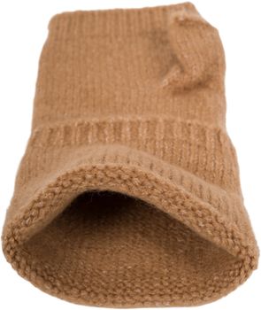 styleBREAKER Damen Fingerlose Strickhandschuhe Einfarbig mit Bund, warme Winter Handschuhe 09010052