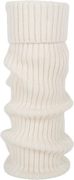 styleBREAKER Damen Beinstulpen mit hohem Wollanteil, extra lange Strickstulpen Winter, Einfarbig, flexibel und warm 08030015