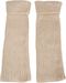 styleBREAKER Damen Beinstulpen mit hohem Wollanteil, extra lange Strickstulpen Winter, Einfarbig, flexibel und warm 08030015