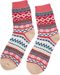 styleBREAKER Damen Norweger Socken mit winterlichem Norweger Muster, warme Stricksocken, One Size 37-41, 1 Paar 08030016