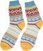 styleBREAKER Damen Norweger Socken mit winterlichem Norweger Muster, warme Stricksocken, One Size 37-41, 1 Paar 08030016