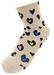 styleBREAKER Damen Socken mit Leo Muster | weicher Baumwoll-Mix | Sneaker Söckchen knöchellang mit elastischem Bündchen | Größe 39-42