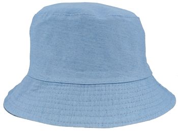styleBREAKER Damen Wendehut 2-in-1 | Reversible Bucket Hat mit Leopard Print & Unifarbener Denim-Seite | Jeans Fischerhut für Freizeit, Strand, Festival, Sommerhut aus Baumwolle