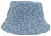 styleBREAKER Damen Wendehut 2-in-1 | Reversible Bucket Hat mit Leopard Print & Unifarbener Denim-Seite | Jeans Fischerhut für Freizeit, Strand, Festival, Sommerhut aus Baumwolle