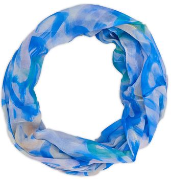styleBREAKER Damen Loop Schal mit Brushstroke Herz Muster | luftiger Schlauchschal | weiches Halstuch für Frühling und Sommer aus Viskose 79 x 49 cm