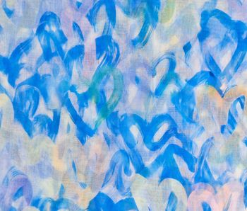 styleBREAKER Damen Loop Schal mit Brushstroke Herz Muster | luftiger Schlauchschal | weiches Halstuch für Frühling und Sommer aus Viskose 79 x 49 cm
