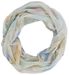 styleBREAKER Damen Loop Schal mit Brushstroke Herz Muster | luftiger Schlauchschal | weiches Halstuch für Frühling und Sommer aus Viskose 79 x 49 cm