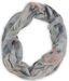 styleBREAKER Damen Loop Schal mit Brushstroke Herz Muster | luftiger Schlauchschal | weiches Halstuch für Frühling und Sommer aus Viskose 79 x 49 cm