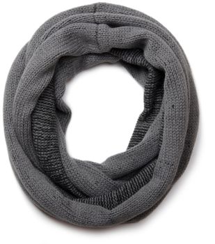 styleBREAKER 2-Teiliges Schal und Mütze Kombi Set, Unisex Strick Loop Schlauchschal mit Strick Beanie Mütze 01018203