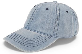 styleBREAKER Jeans Baseball Cap Unisex | Denim Basecap mit Verstellbarer Schnalle | 6-Panel Cap mit Gebogenem Schirm & Luftlöchern | Atmungsaktive Baumwoll-Mütze für Damen & Herren