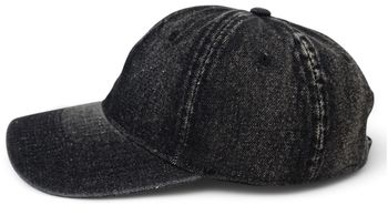 styleBREAKER Jeans Baseball Cap Unisex | Denim Basecap mit Verstellbarer Schnalle | 6-Panel Cap mit Gebogenem Schirm & Luftlöchern | Atmungsaktive Baumwoll-Mütze für Damen & Herren