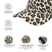 styleBREAKER Damen Baseball Cap mit Leoparden Muster verstellbar | 6-Panel Basecap aus Baumwolle mit gebogenem Schirm | atmungsaktive Animal Print Kappe für Freizeit Sport Sommer