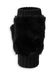 styleBREAKER Damen Fingerlose Strickhandschuhe | Kunstfell & Plüsch | Pulswärmer 