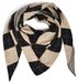 styleBREAKER Damen Strick Dreieckstuch mit Argyle Muster | großes 2in1 Wende Halstuch 200x79 cm | weiche Viskose & Wolle | Schultertuch